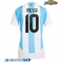 Maglie da calcio Argentina Lionel Messi #10 Prima Maglia Femminile Copa America 2024 Manica Corta